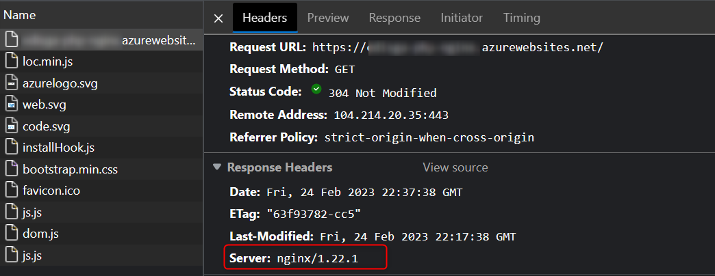 Nginx ServerName Header