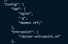 NGINX image CMD and ENTRYPOINT