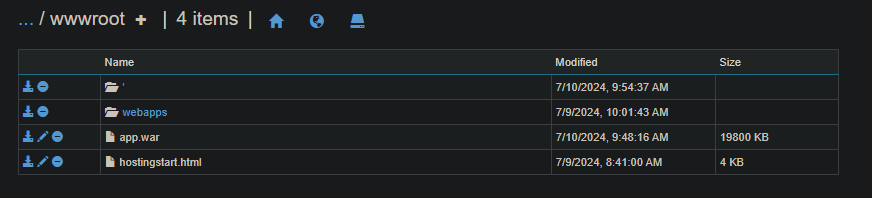 Mixed file system structure