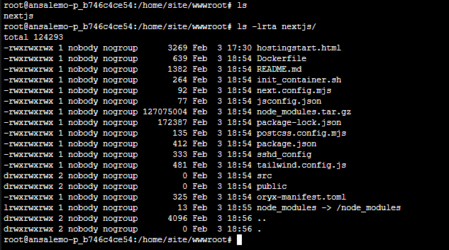 Nextjs nested file system